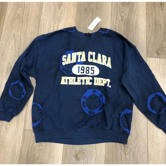 Graphic Sweatshirt Urban Outfitters Blue Womans Large R1 - Picture 1 of 10